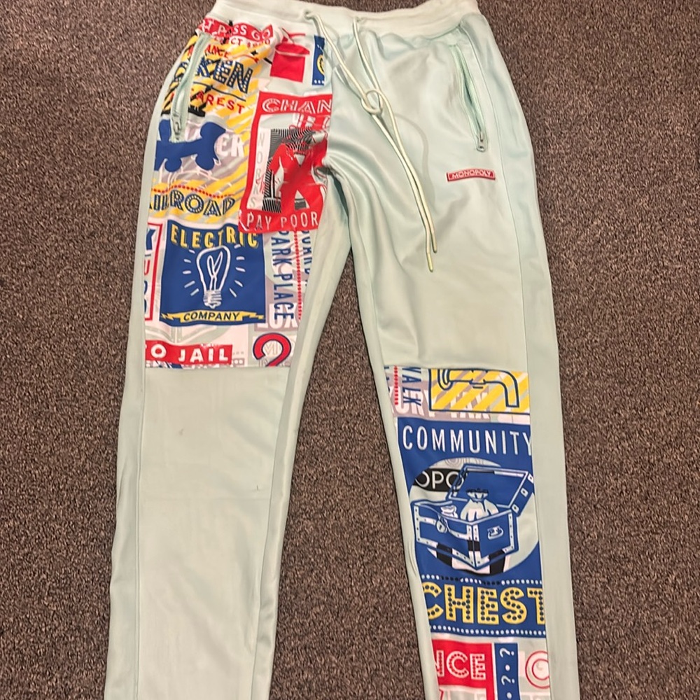 AUTHENTIC MONOPOLY TRACKSUIT BOTTOMS
